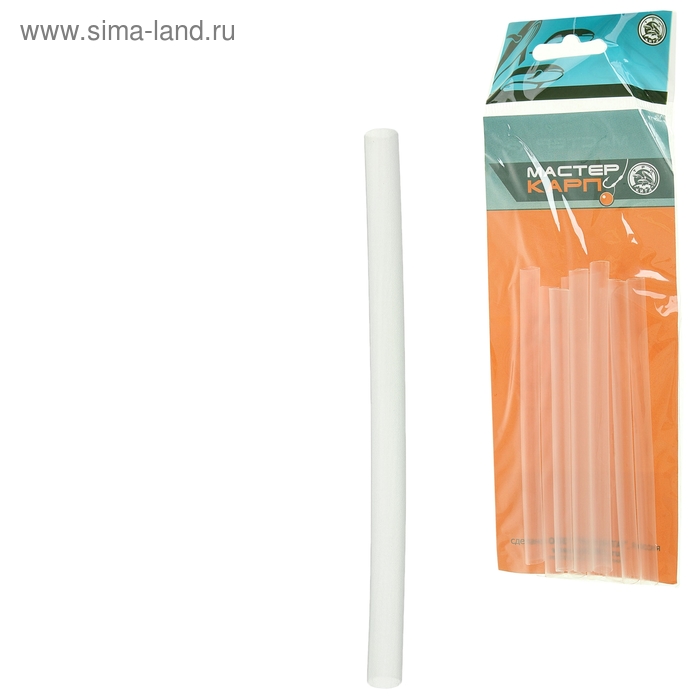 Набор термотрубок, диаметр 5/2.5, цвет прозрачный, 10 шт. - Фото 1