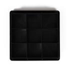 Кассета для рассады, 9 ячеек по 300 мл, с поддоном, чёрная - Фото 2