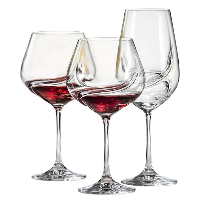 Набор бокалов для вина «Турбуленция», 550 мл, 2 шт - фото 1889138799