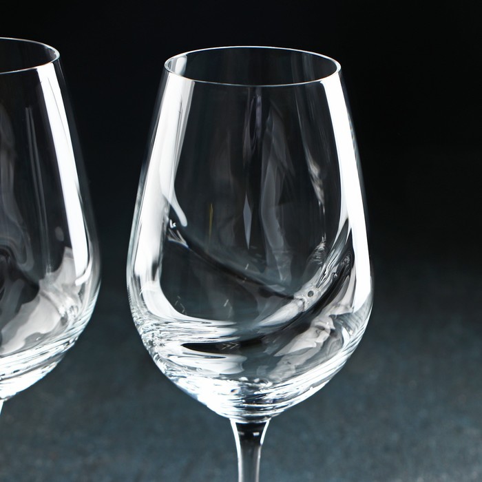 Набор бокалов для вина Bohemia Crystal «Турбуленция», 350 мл, 2 шт - фото 1918650040
