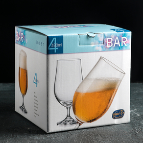 

Набор бокалов для пива Bohemia Crystal Bohemia Crystal «Бар», 380 мл, 4 шт