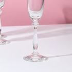Набор бокалов для шампанского Bohemia Crystal «Анжела», 190 мл, 6 шт - фото 4547412