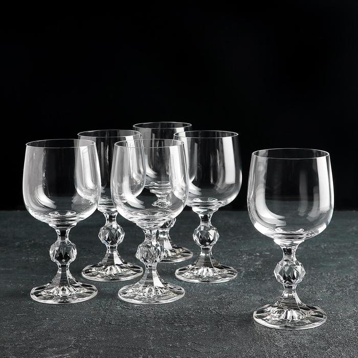 

Набор бокалов для вина Bohemia Crystal «Клаудия», 190 мл, 6 шт