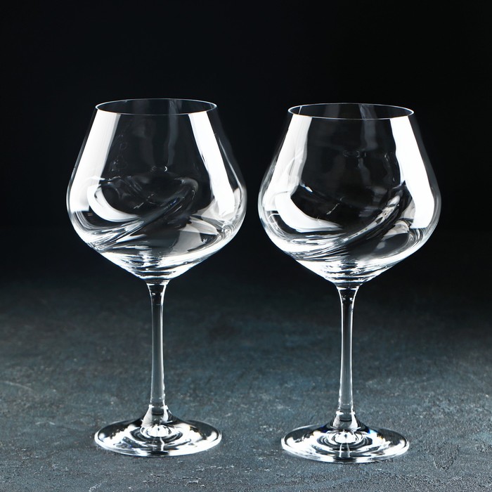 Набор бокалов для вина «Турбуленция», 570 мл, 2 шт - фото 1908250266