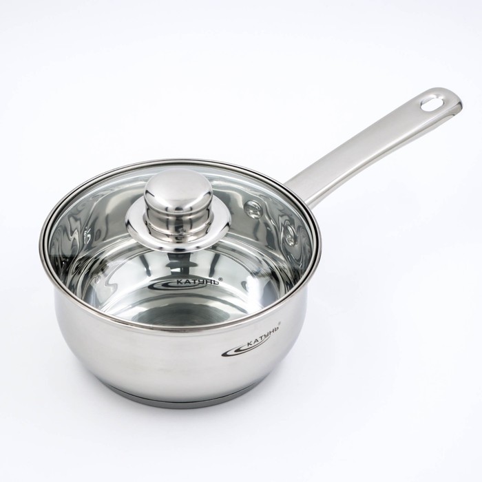 Ковш Катунь «Гретта», 1.6 л, d=16 см, капсульное дно, индукция, нержавеющая сталь - Фото 1