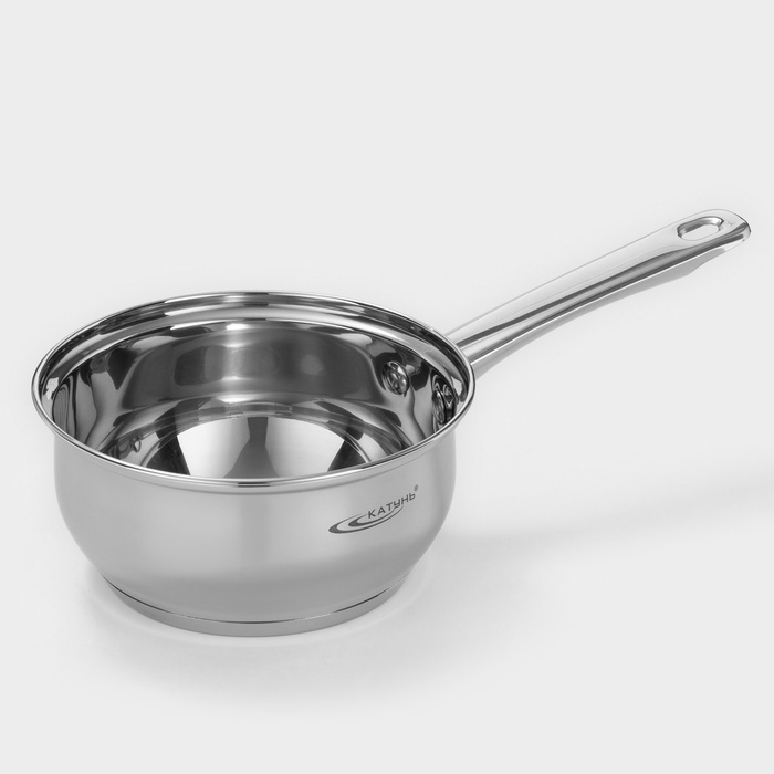 Ковш Катунь «Гретта», 1.6 л, d=16 см, капсульное дно, индукция, нержавеющая сталь - Фото 1