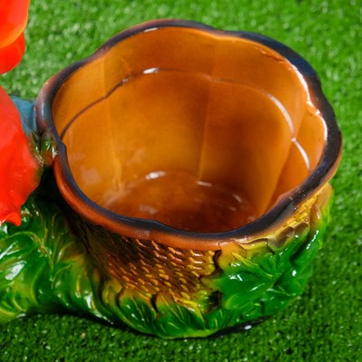 Фигурное кашпо "Гном с кашпо" 50см