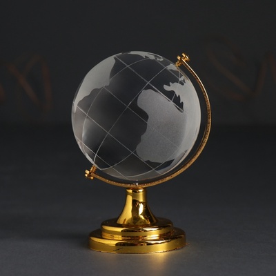 Фигурка стекло «Глобус», d=6 см