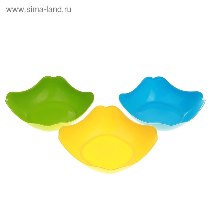 Ваза для фруктов «Фигура», 25×8 см, цвет МИКС - Фото 1