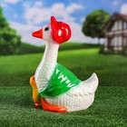 Садовая фигура "Гусыня с гусенком", разноцветная, 32 см, микс - Фото 4