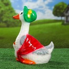 Садовая фигура "Гусыня с гусенком", разноцветная, 32 см, микс - Фото 5