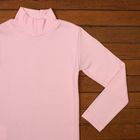 Водолазка для девочки, рост 110-116 см (32), цвет розовый 745 - Фото 4