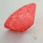 Каркас для букета, 30см, лён, красный - Фото 3