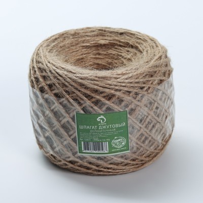 Шпагат джутовый 2-х ниточный Доляна, 312 м (1,12 КТекс)