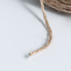 Шпагат джутовый 2-х ниточный Доляна, 312 м (1,12 КТекс) - Фото 3