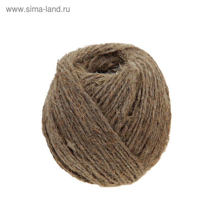 Шпагат льняной, 50 м (1,25 КТекс) - Фото 1