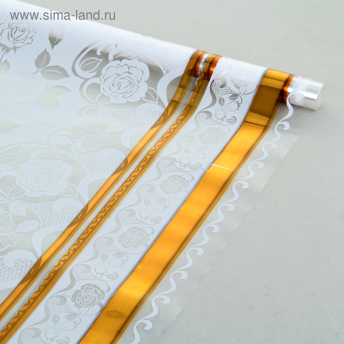 Пленка для цветов President "Арина" белый 0.7 х 7 м, 35 мкм - Фото 1