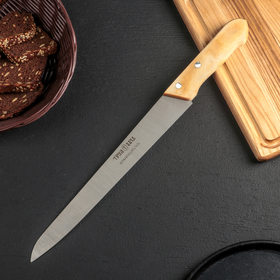Нож кухонный «Гастрономический», для мяса, лезвие 26 см, деревянная рукоять