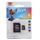 Карта памяти Silicon Power microSD, 8 Гб, SDHC, класс 6, с адаптером SD - Фото 2