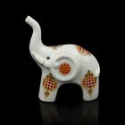 Сувенир керамика "Слоненок-малыш" с узорами 9,3x7,8x4 см - Фото 4