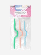 Набор вспомогательных спиц для вязания, d=3/4/5 мм, 3 шт., МИКС - Фото 4