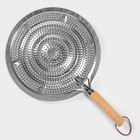 Рассекатель огня «Ретро», d=21 см, 32×21×2 см, серый - Фото 1