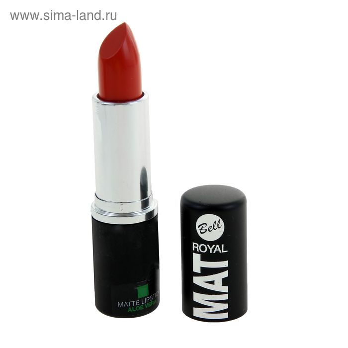 Матовая помада для губ Bell Royal Mat Lipstick, с алое вера, тон 09 - Фото 1