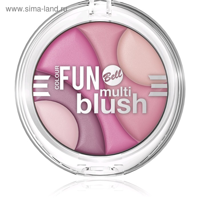 Румяна Bell, многоцветные, Colour fun multi blush, тон 1 - Фото 1