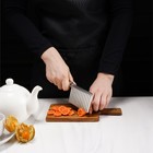 Нож для фигурной резки Доляна «Вкус», 18.5×5.5 см, бордовый - Фото 7