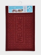 Коврик придверный Доляна Welcome, ромбы, влаговпитывающий, без окантовки, 38×58 см, цвет МИКС - Фото 10