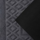 Коврик влаговпитывающий придверный без окантовки Доляна «Welcome. Ромбы», 38×58 см, цвет МИКС - фото 15967606