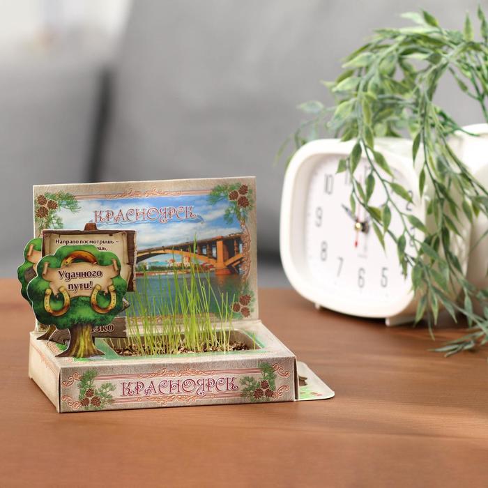 Растущая травка в открытке «Красноярск» - Фото 1