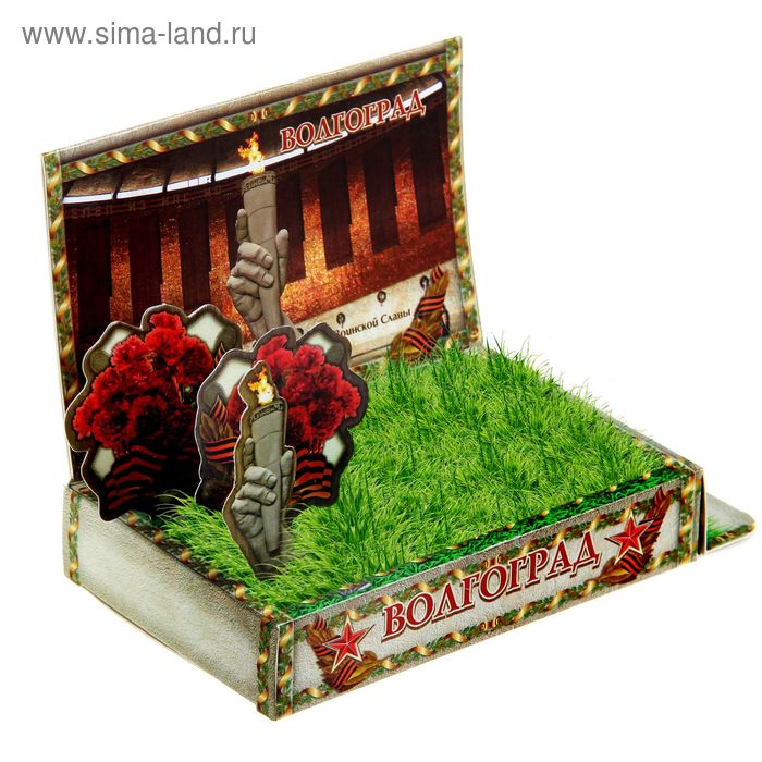 Растущая травка в открытке «Волгоград» - Фото 1