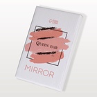 Зеркало настольное, с увеличением х2, двусторонне, настенное, 8×16 см, (6×9.3 см), цвет янтарный - Фото 5