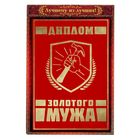 Диплом "Золотой муж", 14,7 х 21,8 см - Фото 4