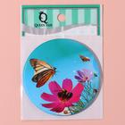 Зеркало «Бабочки», d 7,5 см, рисунок МИКС - Фото 2