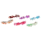 Заколка-автомат для волос узелок 8 см бабочки микс - Фото 2