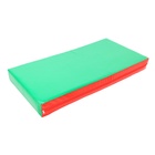 Мат, 100х50х10 см, цвет красный/зелёный - Фото 4