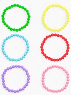 Набор детских браслетов «Выбражулька» бусинки, 6 нитей, цветной - Фото 1