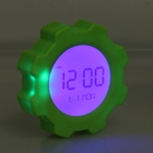 Часы-будильник на магните, зеленый, батарейки не в комплекте - Фото 3