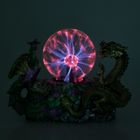 Плазменный шар «Дракон и птица», 23 см - Фото 2