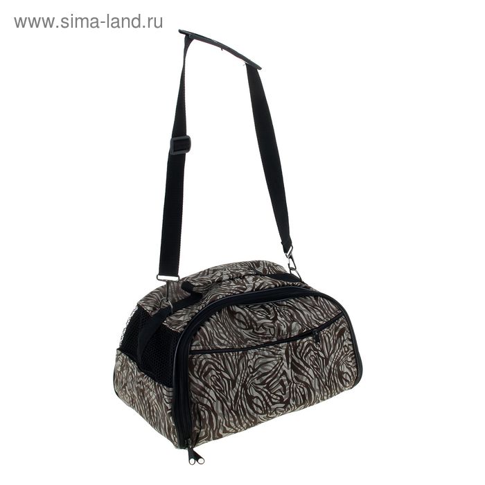 Сумка-переноска "Молодежная", малая, 37х22х23 микс цветов - Фото 1