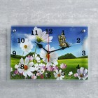 Часы-картина настенные, серия: Природа, "Бабочка", 25х35 см - фото 10823702