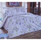 Постельное бельё Евро COTTON LIFE Creton ROSALINA 200х220 см, 220х240 см, 50х70 см, цвет голубой - Фото 1