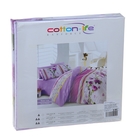 Постельное бельё Евро COTTON LIFE Creton ROSA, цвет лиловый, 200х220 см, 220х240 см, 50х70 см - Фото 2