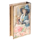 Шкатулка-книга дерево "Девушка в розах" 21х13х5 см - Фото 3
