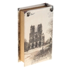 Ключница-книга дерево "Собор в Париже" 21х13х5 см - Фото 3