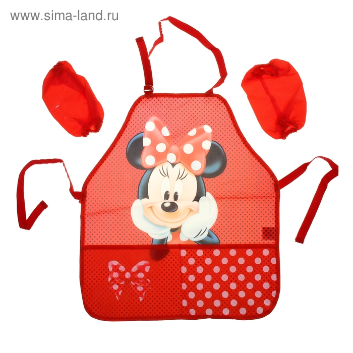 Фартук для труда + нарукавники для девочки Disney Minnie Mouse - Фото 1