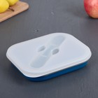 Контейнер складной с крышкой «Бланш», 1,1 л, цвет МИКС - Фото 4