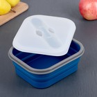 Контейнер складной с крышкой «Бланш», 1,1 л, цвет МИКС - Фото 5